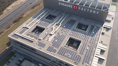 Das Gesamtsystem verbindet hochmoderne Lagertechnik und intelligente Steuerungskomponenten 