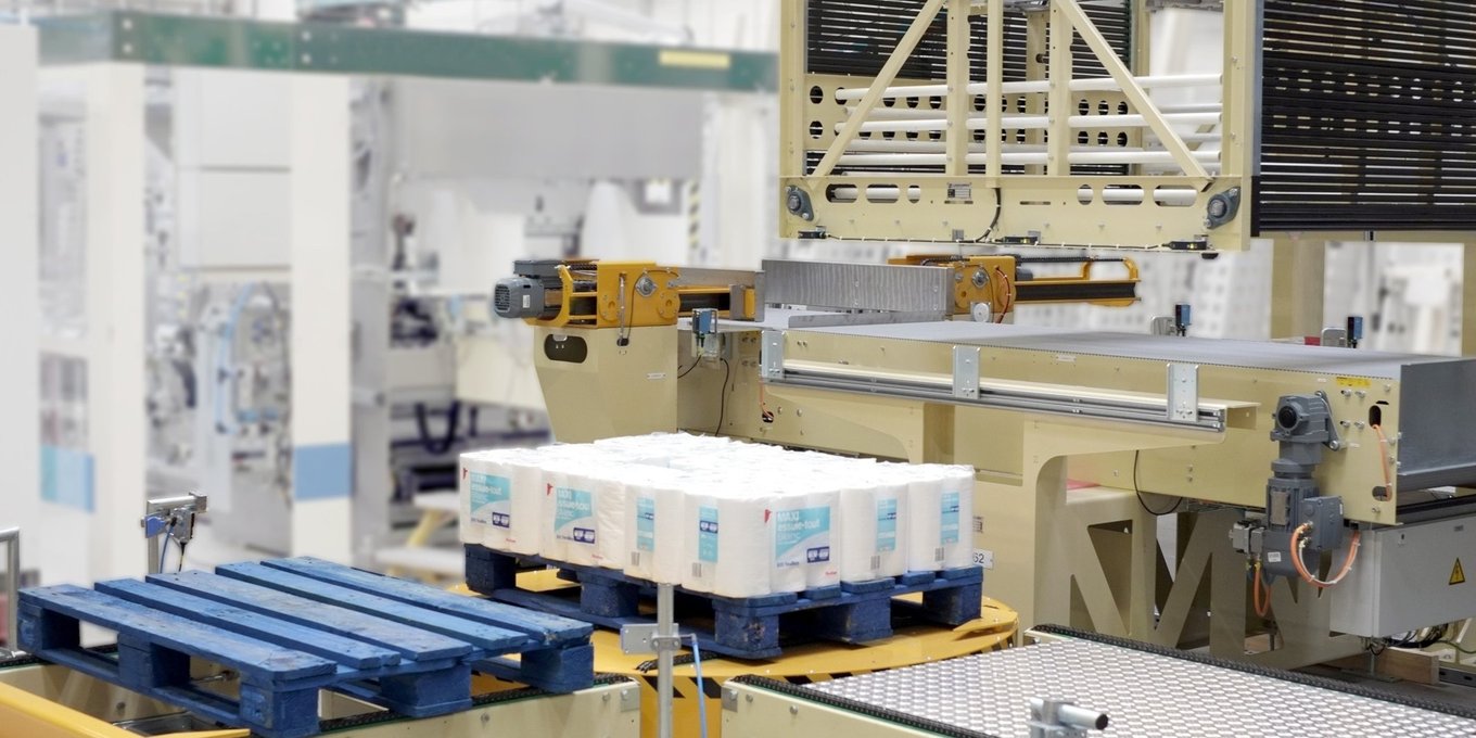 Palletizing solutions to support Tissue Industry